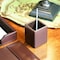 Dacasso Dark Brown Bonded Leather Pencil Cup AG-3610 - alternate 6